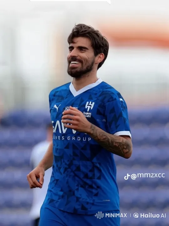 Man Jogs, Smokes in Live2D Soccer Stadium Scene – AI Generated Video | Hailuo AI