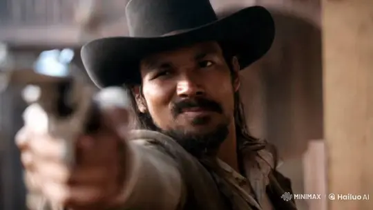 Bandit Showcases Gunslinging Skill in Cinematic Display – AI Generated Video | Hailuo AI