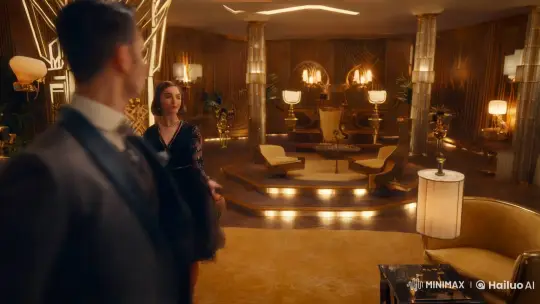 Elegant Couple in Art Deco-Inspired Aesthetic Slow Motion – AI Generated Video | Hailuo AI