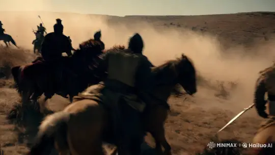 6th-Century Battlefield: Controlled Chaos Cinematography – AI Generated Video | Hailuo AI