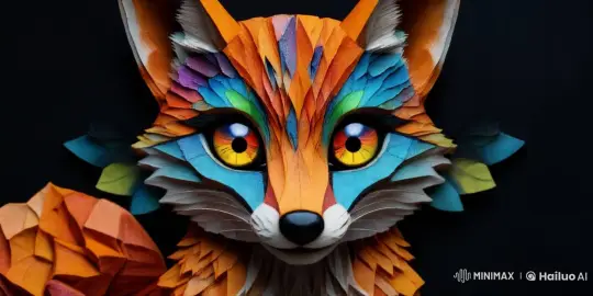 Vibrant Live2D Fox with Captivating Animated Features – AI Generated Video | Hailuo AI