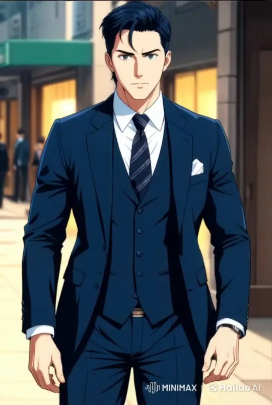 Angry Man in Suit Addresses Camera in Urban Setting – AI Generated Video | Hailuo AI