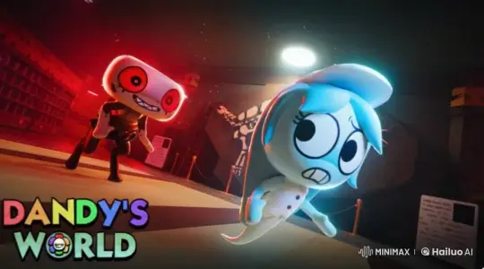 Ghostly Chef Flees Mysterious Chaser in Dimly Lit Industrial Setting – AI Generated Video | Hailuo AI