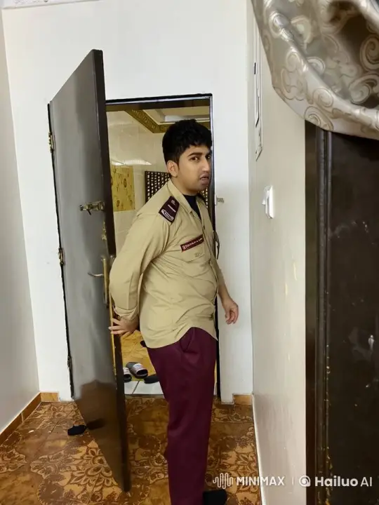 Young Man in Beige Shirt Reflects in Live2D Scene – AI Generated Video | Hailuo AI