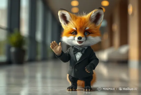 Animated Fox Host Introduces Documentary in Elegant Style – AI Generated Video | Hailuo AI