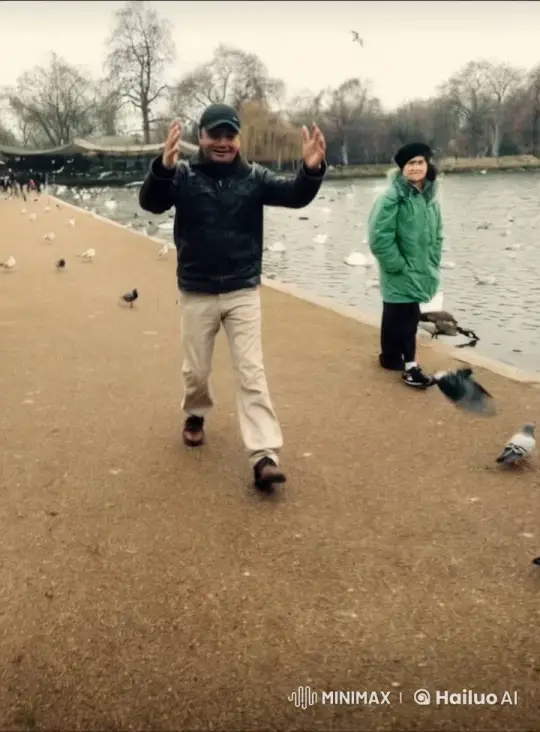 Transformation: From Middle Age to Rejuvenation in Nature – AI Generated Video | Hailuo AI
