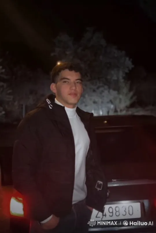 Young Man Smoking by Nighttime Car Scene – AI Generated Video | Hailuo AI