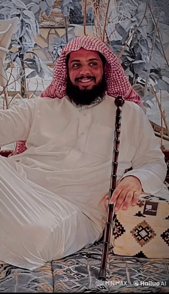 Traditional Man Relaxing with Pipe in Serene Setting – AI Generated Video | Hailuo AI