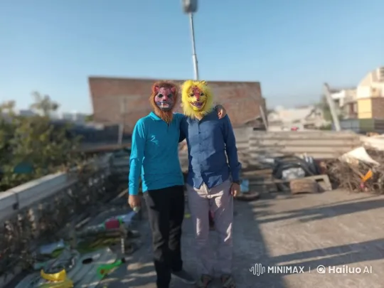 Rooftop Calm Amidst Nuclear Apocalypse – AI Generated Video | Hailuo AI