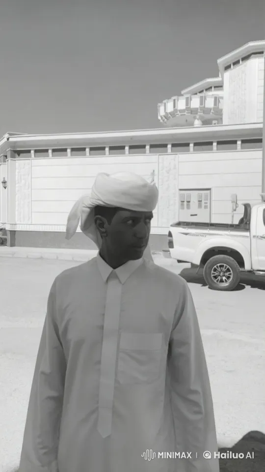 Man Smoking Calmly in Traditional Attire – AI Generated Video | Hailuo AI