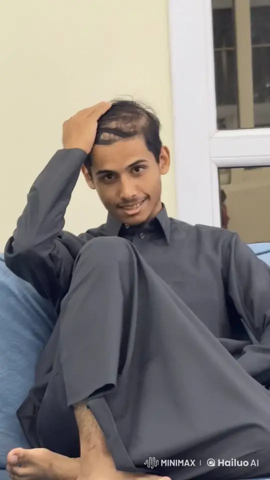 Man Relaxing on Sofa, Smoking Calmly – AI Generated Video | Hailuo AI