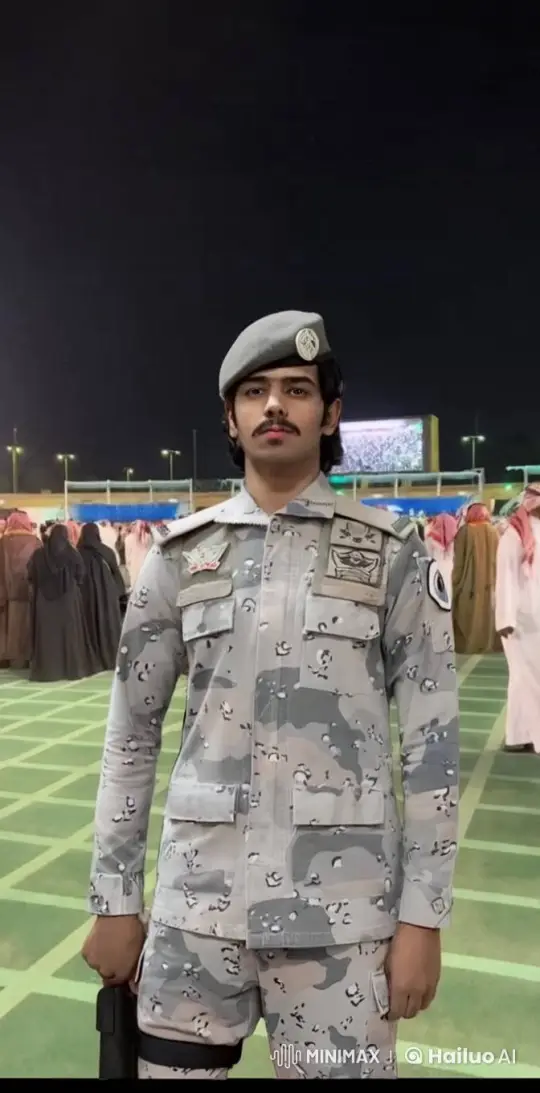 Military Personnel Smoking in Traditional Attire Setting – AI Generated Video | Hailuo AI