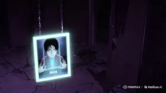 Decaying Room with Akira's Terrified Photo – AI Generated Video | Hailuo AI