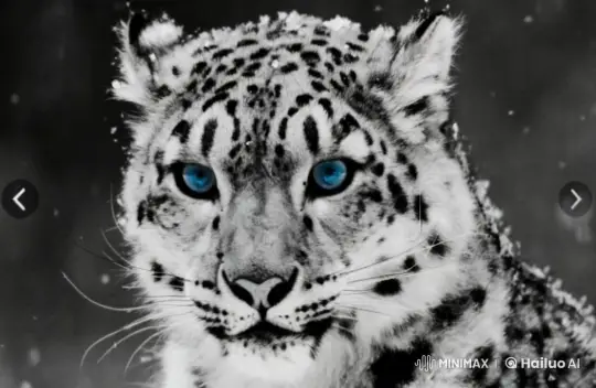 Snow Leopard and Bear Engage in Fierce Mountain Battle – AI Generated Video | Hailuo AI