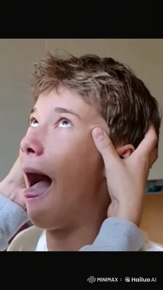 Young Man's Hair Transforms with Humorous Twist – AI Generated Video | Hailuo AI