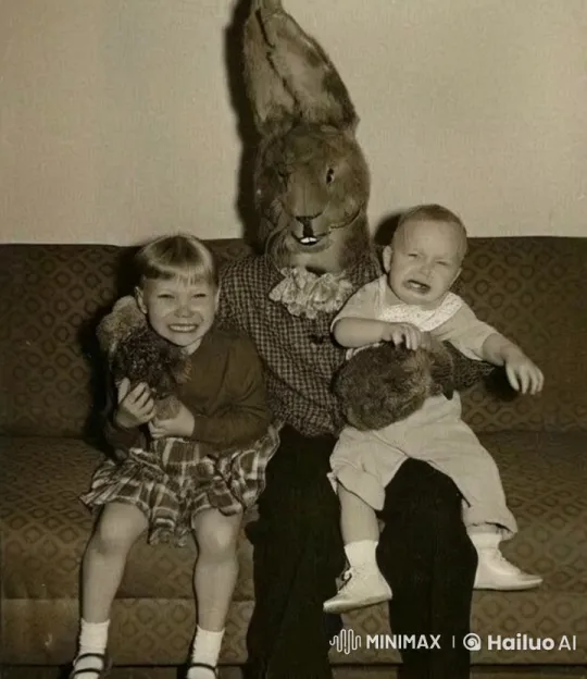 Children and Rabbit Costume Sing Along – AI Generated Video | Hailuo AI