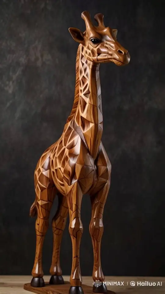 Dynamic Golden Cheetah Sculpture Captures Speed in Live2D – AI Generated Video | Hailuo AI