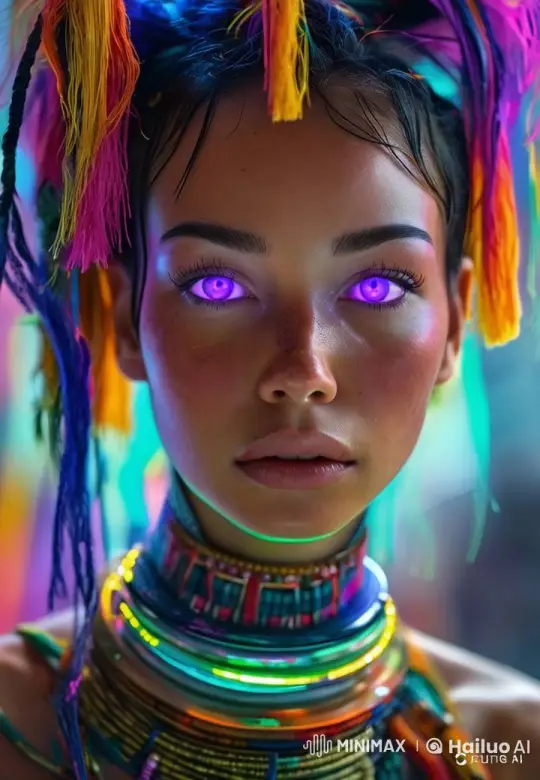 Starry Night Makeup: Mesmerizing Celestial Beauty – AI Generated Video | Hailuo AI