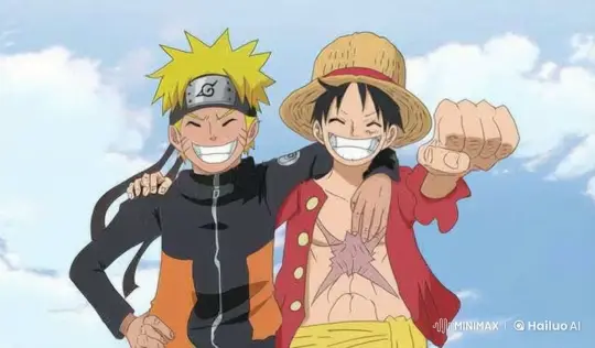 Straw Hat's Punch Propels Yellow-Haired Character Backwards – AI Generated Video | Hailuo AI