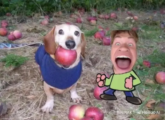 Lucas and Apple Dog at Orchard, Grinch's Mischief Ensues – AI Generated Video | Hailuo AI