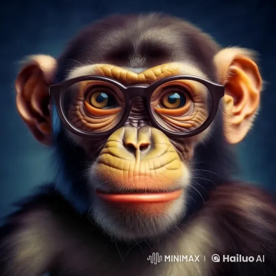Monkey Reading Poem with Animated Facial Expressions – AI Generated Video | Hailuo AI