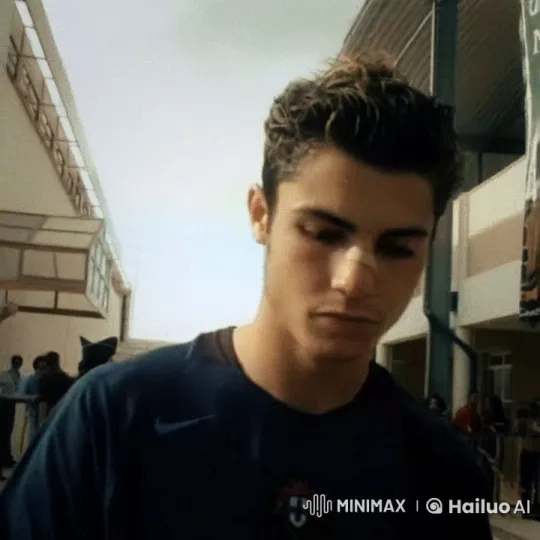 Young Man Smoking Outdoors with Pensive Expression – AI Generated Video | Hailuo AI