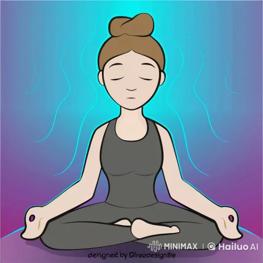 Animated Meditation: Tranquil Journey from Stillness to Smile – AI Generated Video | Hailuo AI