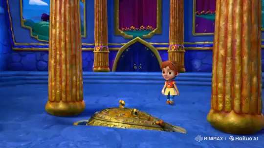 Innocent Child Finds Hidden Palace Treasure – AI Generated Video | Hailuo AI