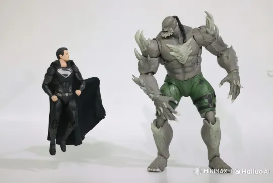Superhero Battles Monster in Intense Action Scene – AI Generated Video | Hailuo AI
