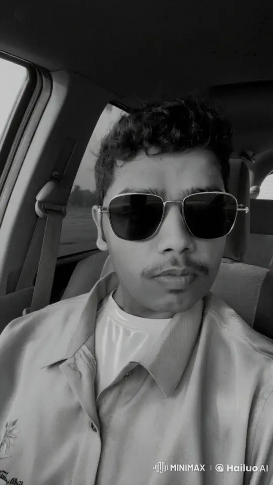 Man Smoking in Car with Steady Expression – AI Generated Video | Hailuo AI