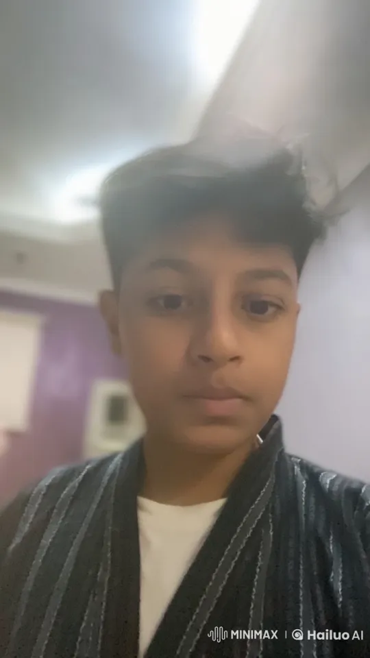Young Person Smoking in Softly Lit Purple Room – AI Generated Video | Hailuo AI