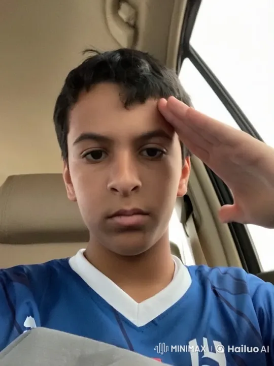 Boy Salutes, Smokes in Car Backseat – AI Generated Video | Hailuo AI