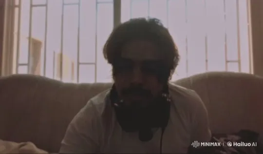 Man Relaxing with Cigarette, Daylit Room – AI Generated Video | Hailuo AI