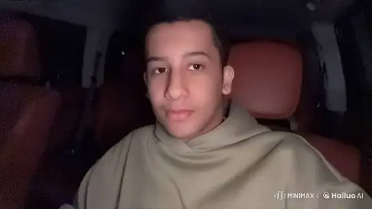 Young Man Reflects with a Cigarette in Dim Car – AI Generated Video | Hailuo AI