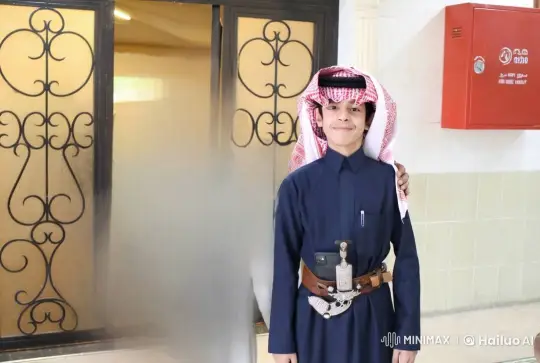 Young Man in Traditional Attire Smokes Calmly – AI Generated Video | Hailuo AI