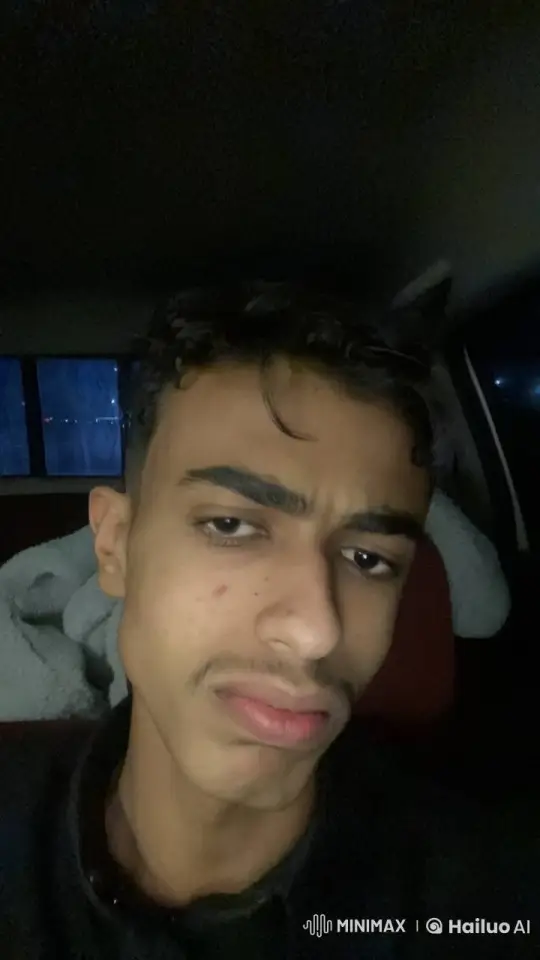 Contemplative Young Man Reflecting in Dimly Lit Car – AI Generated Video | Hailuo AI