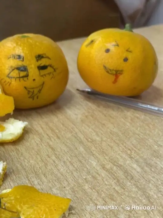 Animated Mandarins Transform into Yubiytsu Creature – AI Generated Video | Hailuo AI