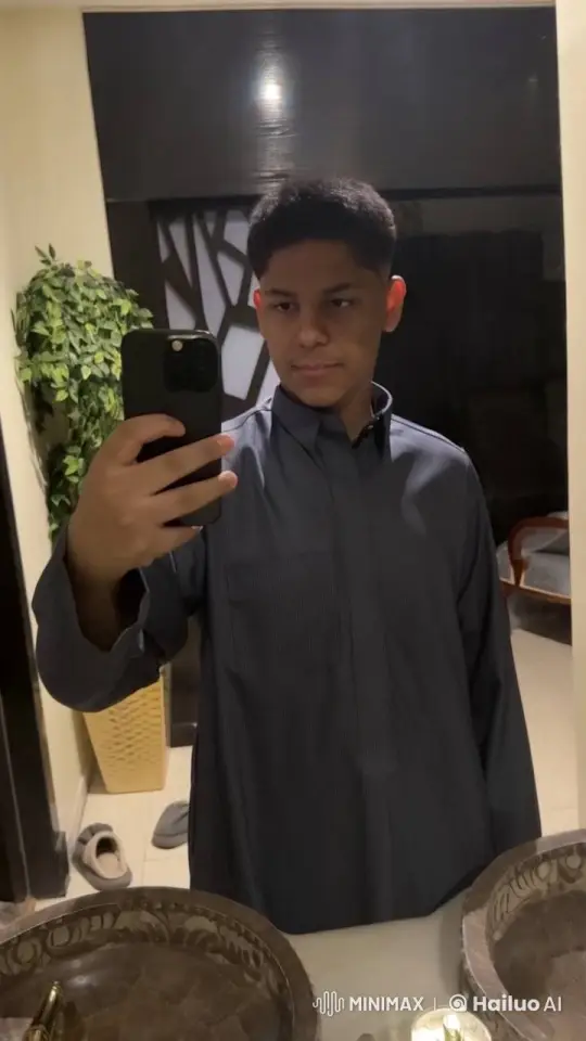 Young Person Reflecting While Smoking in Bathroom – AI Generated Video | Hailuo AI