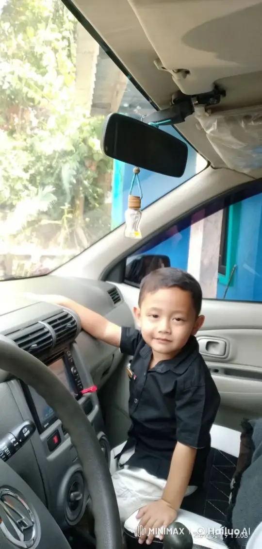 Boy in Car Ready for Exciting Journey – AI Generated Video | Hailuo AI