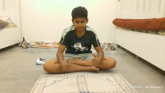 Boy Smokes Calmly in Live2D Animated Room – AI Generated Video | Hailuo AI