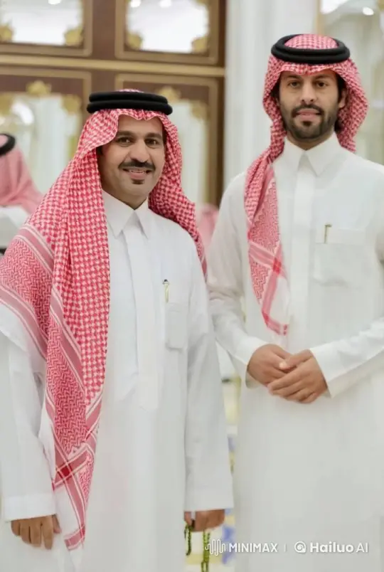 Traditional Men Enjoying a Moment in an Ornate Room – AI Generated Video | Hailuo AI
