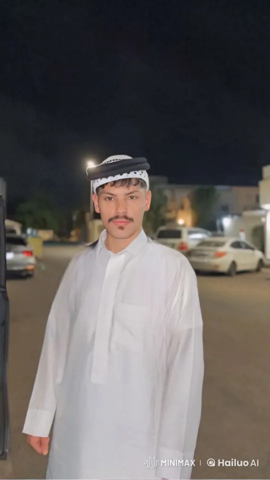 Quiet Night: Man Smokes Calmly on Residential Street – AI Generated Video | Hailuo AI