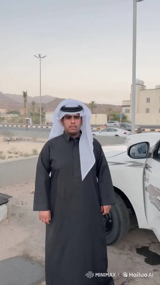 Man Smoking Calmly in Desert Landscape – AI Generated Video | Hailuo AI