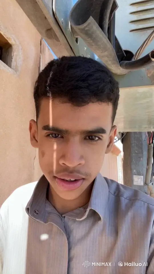 Young Man Smoking, Shadowed Face, Striped Shirt – AI Generated Video | Hailuo AI