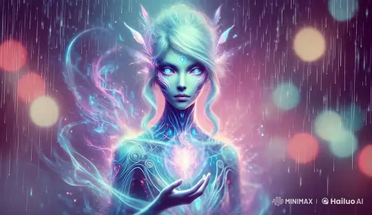 Ethereal Cyberpunk Hinkypunk in Live2D with Magical Atmosphere – AI Generated Video | Hailuo AI