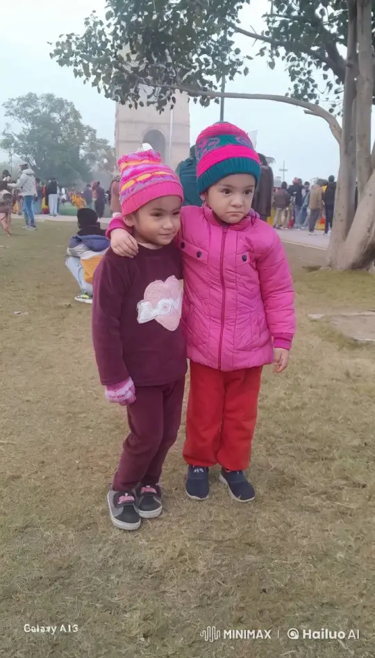 Children's Playful Fight in Winter Clothing – AI Generated Video | Hailuo AI