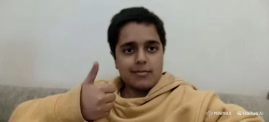 Young Person Smoking on Sofa with Thumbs-Up – AI Generated Video | Hailuo AI