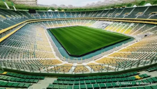 Aerial Tour of a Grand Stadium – AI Generated Video | Hailuo AI
