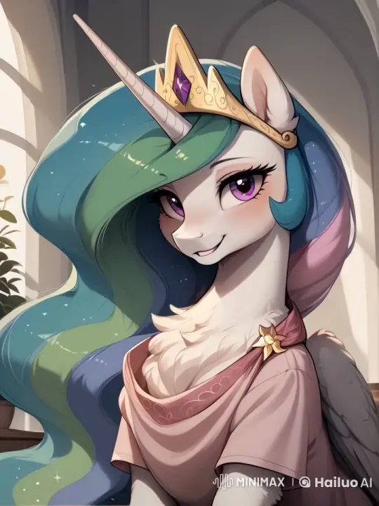 Regal White Unicorn in Live2D with Majestic Animation – AI Generated Video | Hailuo AI