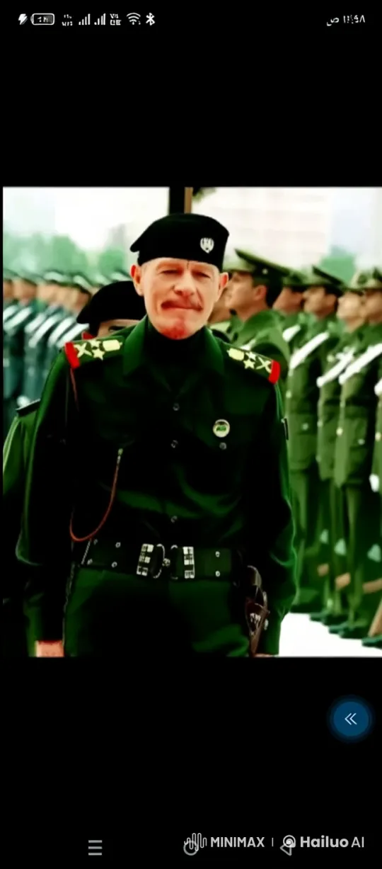 Military Officer Smoking Animation in Live2D – AI Generated Video | Hailuo AI